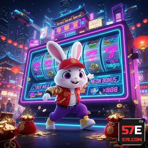 A vibrant illustration showcasing VIP gaming experience with live dealers and slot machines - 57e